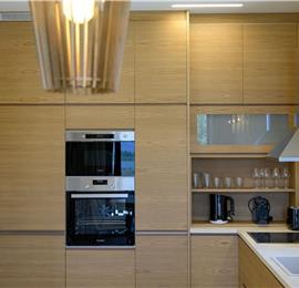  3 bedroom stone villa with pool & seaview, near Acharavi, sleeps 6